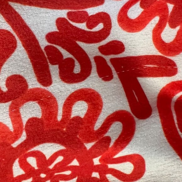 NEW Zara Satin Effect pyjama style Wide Leg Side Slit Pants in Orange, Sz S - Picture 16 of 16